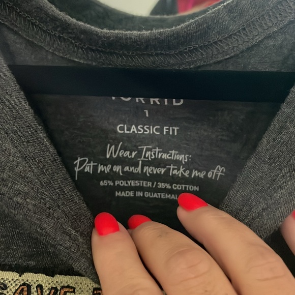 Torrid Save The Last Dance Everyday Signature Jersey Crew Neck Tee Skeletons - Picture 4 of 5